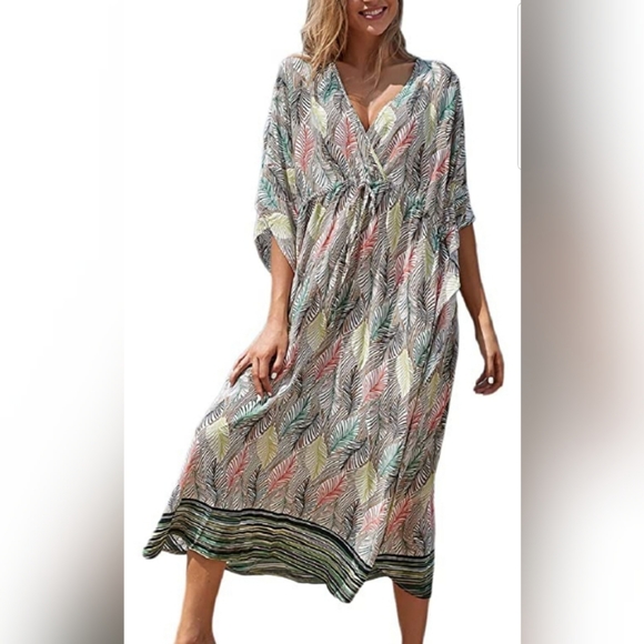 Swim Beachwear Turkish Kaftans Long Swimsuit Cover Up Poshmark